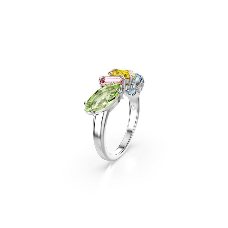 Swarovski Gema Ring - Rhodium Plated 55 image number 1